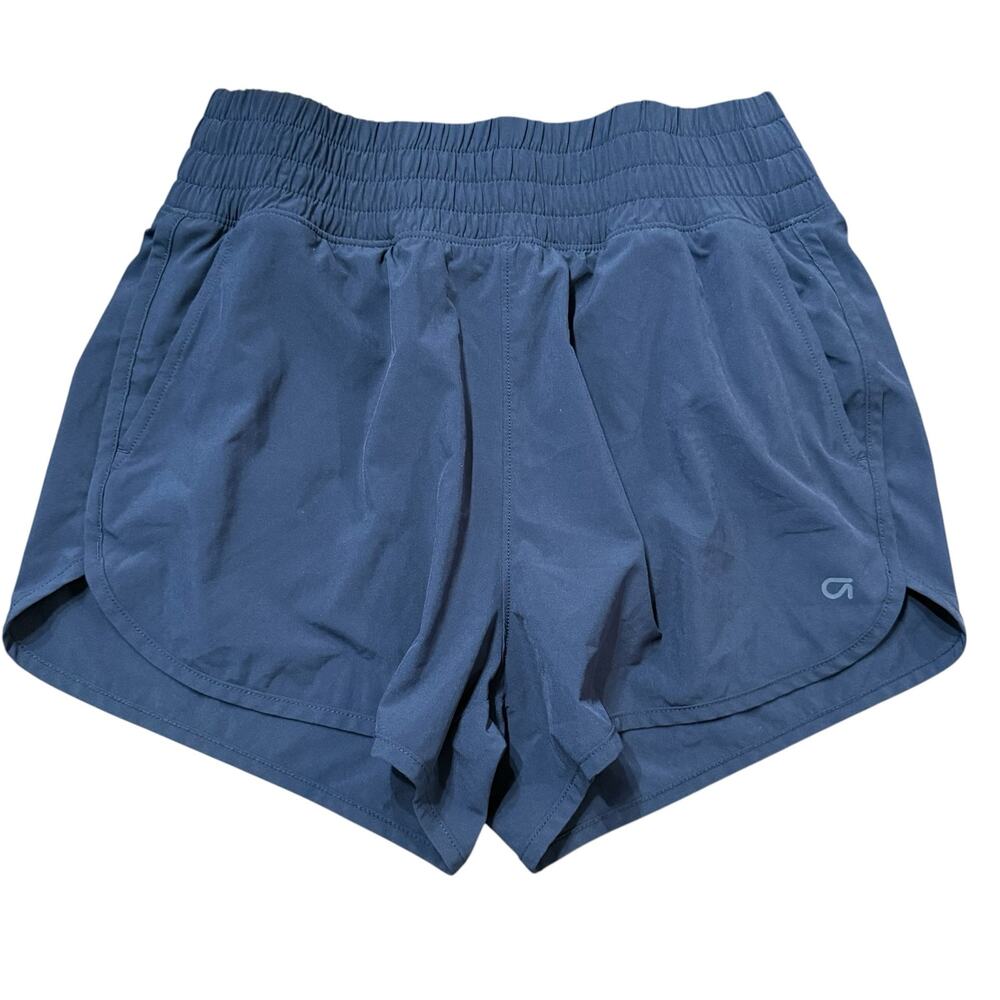Gap Fit Womens navy blue Runaround athletic short, wide waistband, Size S
